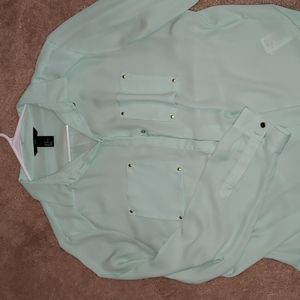 $2/14- Mint Blouse